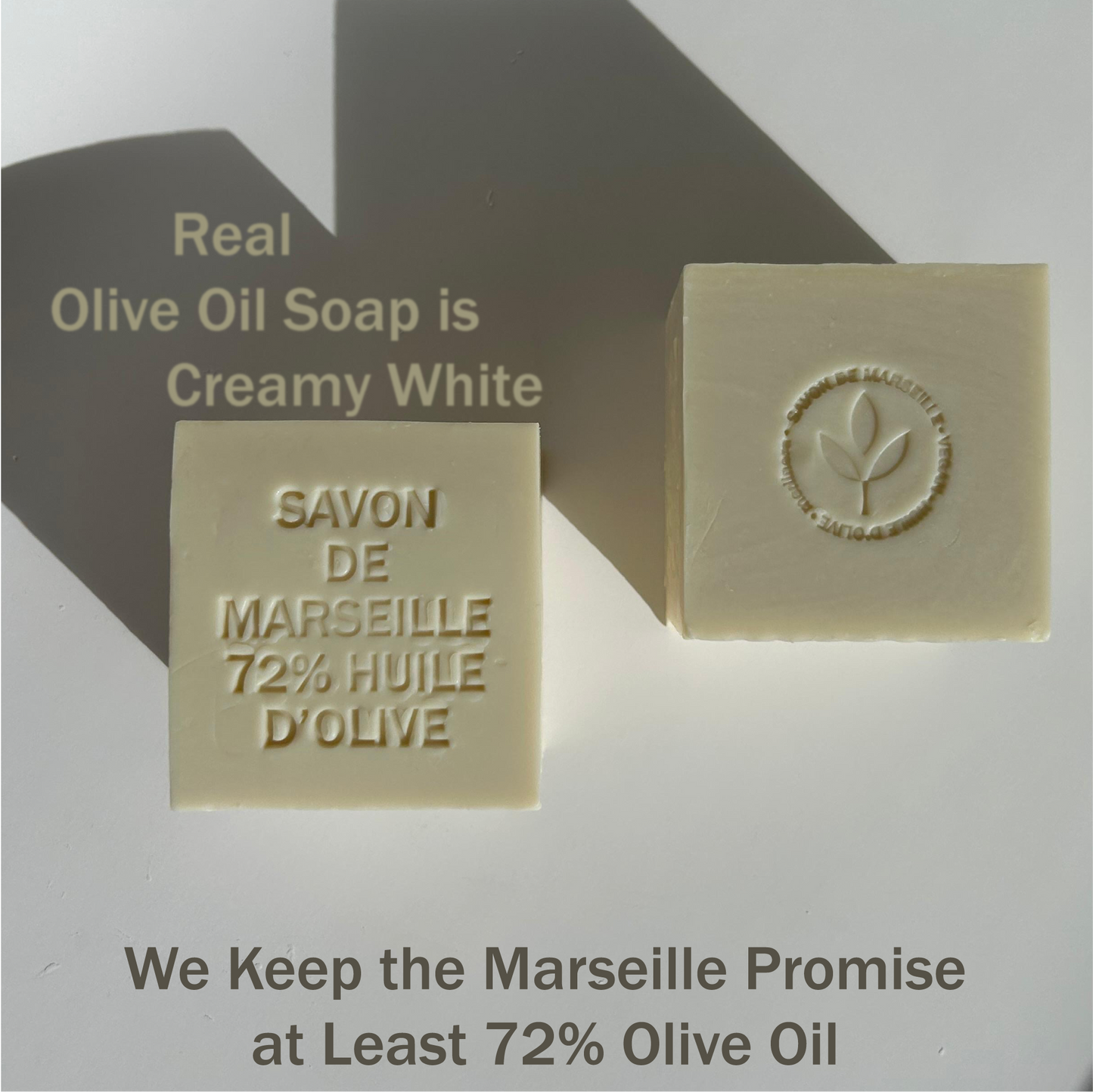 Pastilla de jabón de Marsella – 72% aceite de oliva virgen